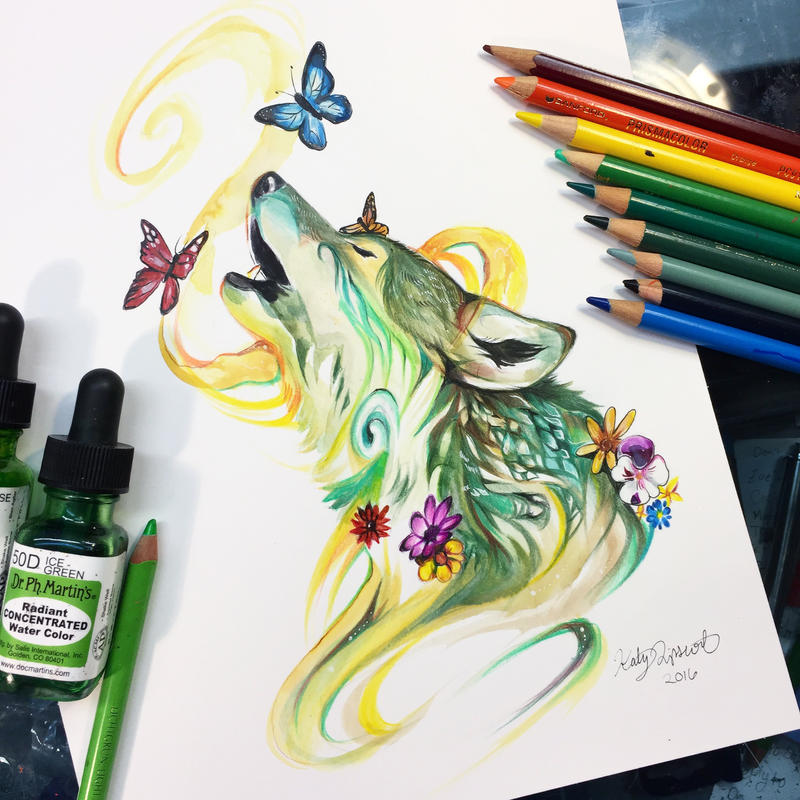 Cool Wolves Spring Spring Wolf by KatyLipscomb on DeviantArt