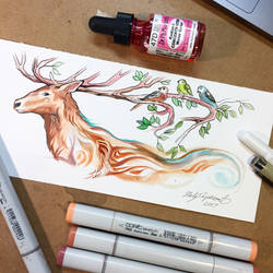 Stag Sketch