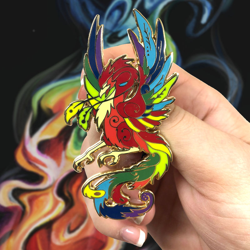 Regal Phoenix Pin by Lucky978