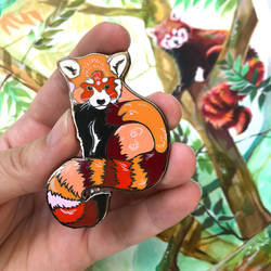 Day 136: Red Panda Pin