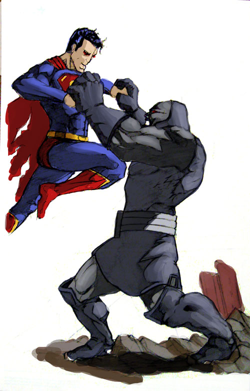 Superman vs darkseid by CharlesPetersArt on DeviantArt Superman vs darkseid by CharlesPetersArt on DeviantArt