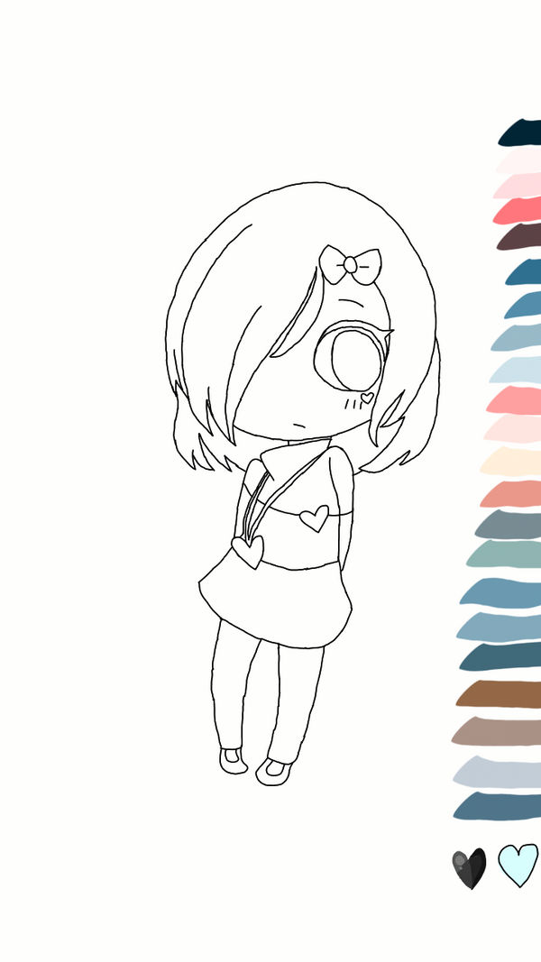 Luly para colorir / according to the palette