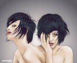 twin androgyny by phig