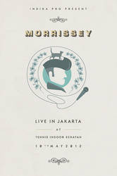 Morrisey Live in JKT - unofficial poster