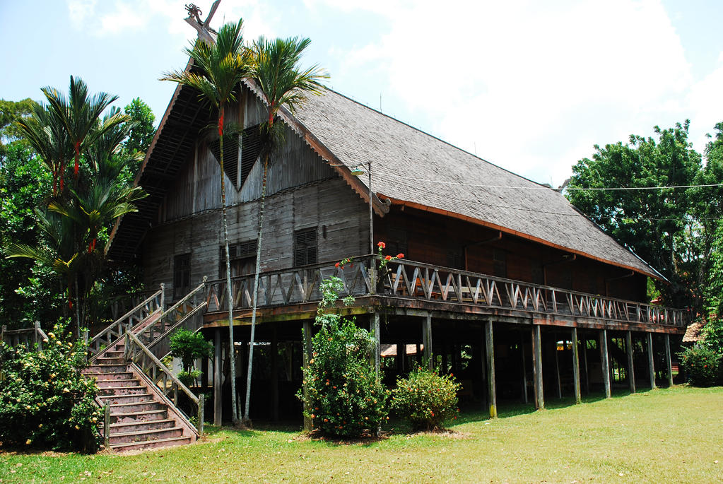 A Dayak Longhouse, Ketapang, Borneo