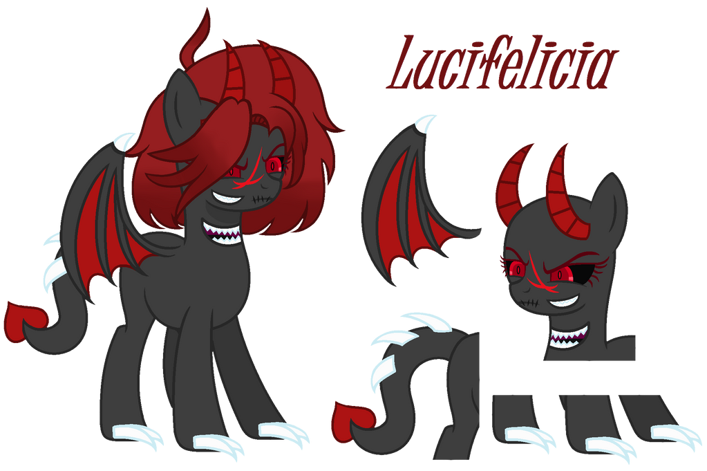 Lucifelicia REF SHEET by CupcakeEdits20