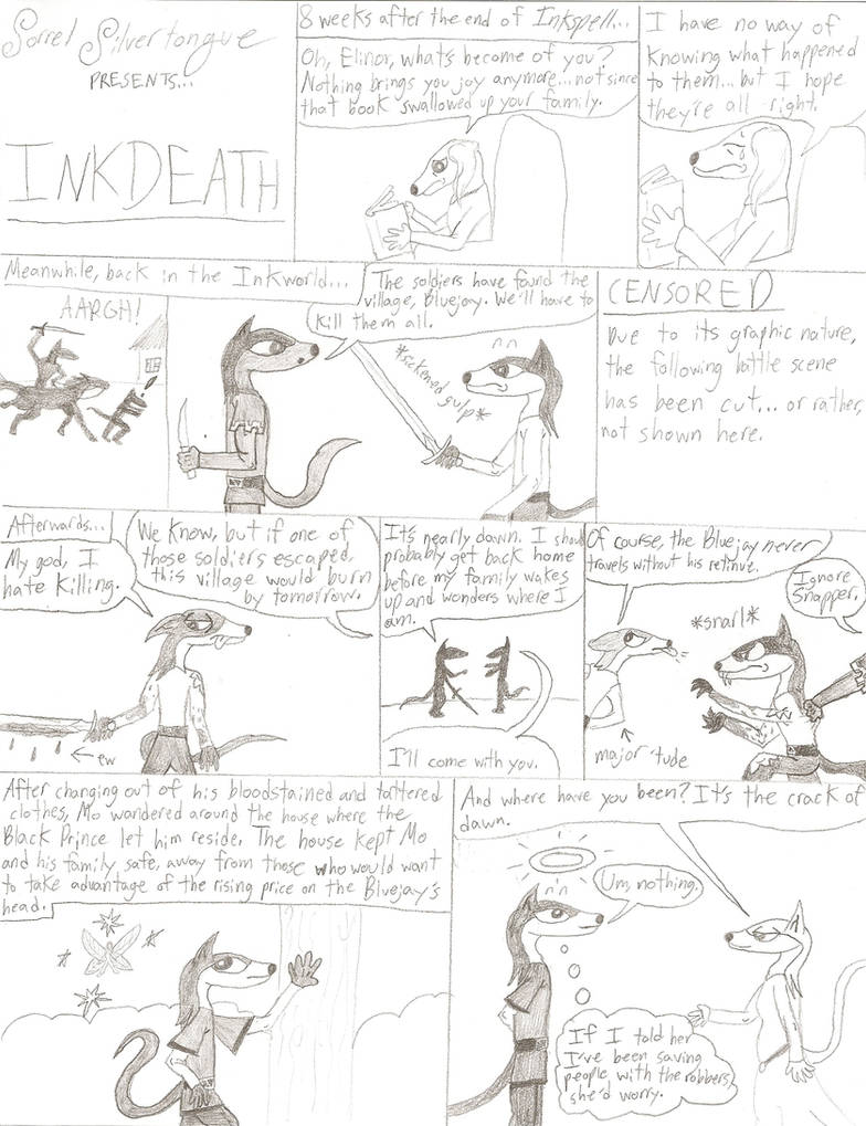 Death Ink Deviantart Inkdeath Comic: Page 1 by FaerieDragon19 on DeviantArt