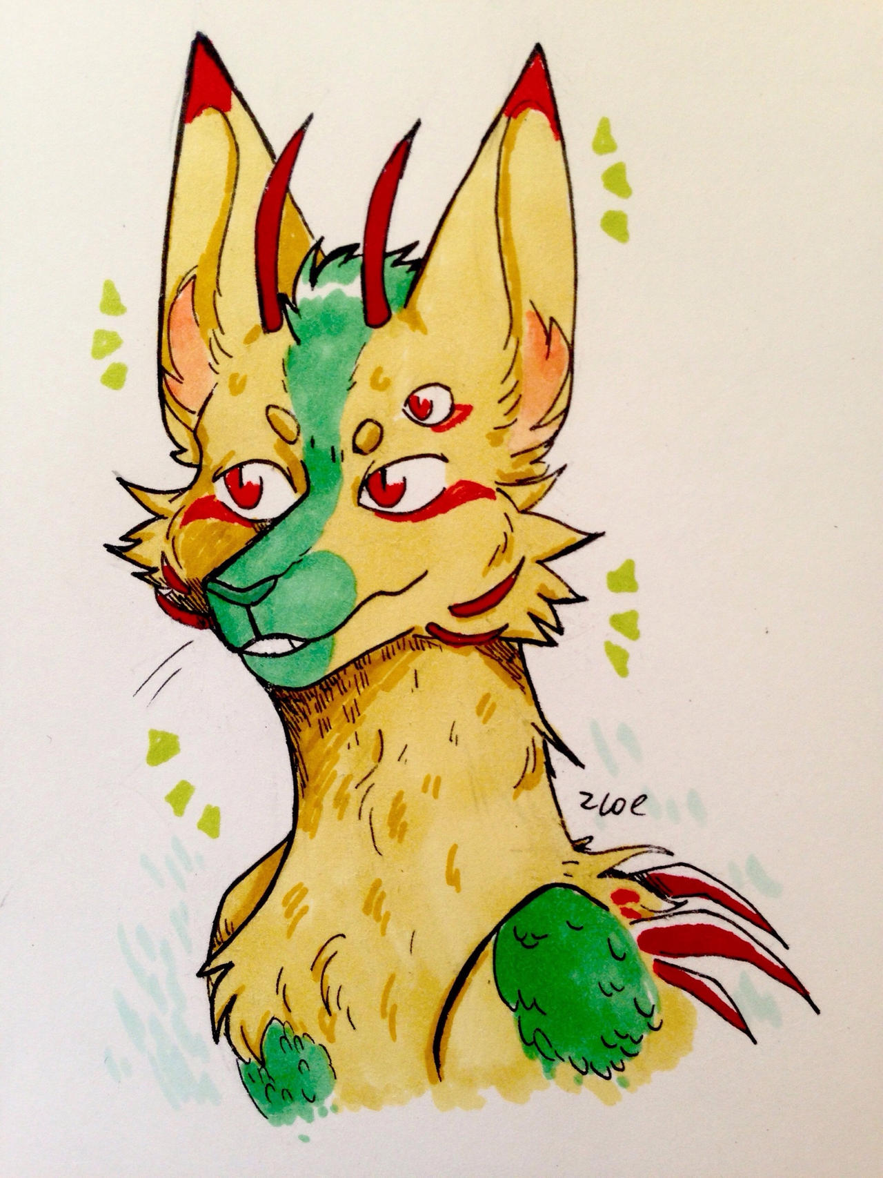 Fox Dragon Deviantart Dragon Fox by ZE-310 on DeviantArt