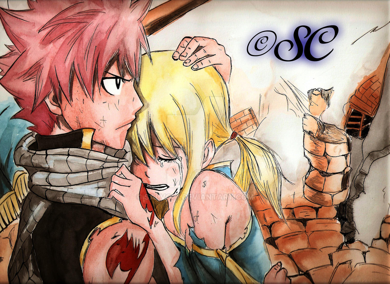 Natsu and Lucy