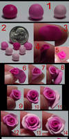 Tutorial - Polymer clay roses