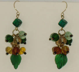 St Patrick's Day earrings