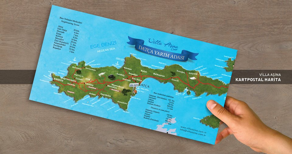 Datca Map Datca Map by graphic-by-frht on DeviantArt