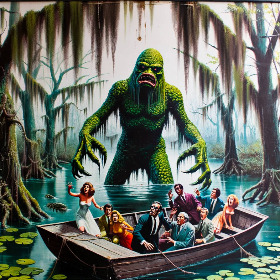 Spooktober (12/31) The Swamp Creature by DawsintronSD on DeviantArt