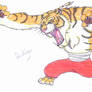 Kung fu tiger