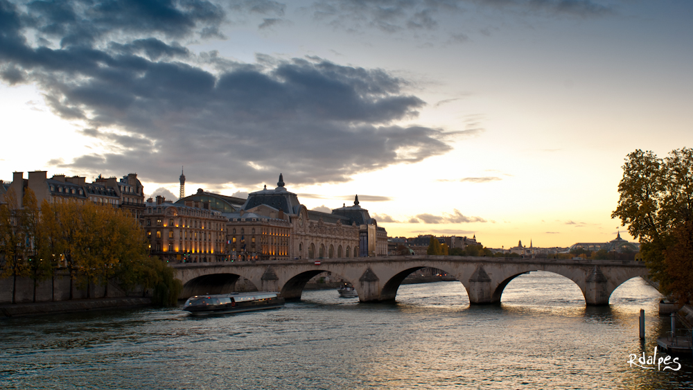 Sunset in Paris