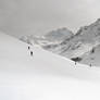 Au dessus du glacier