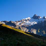 Le matin sur le glacier