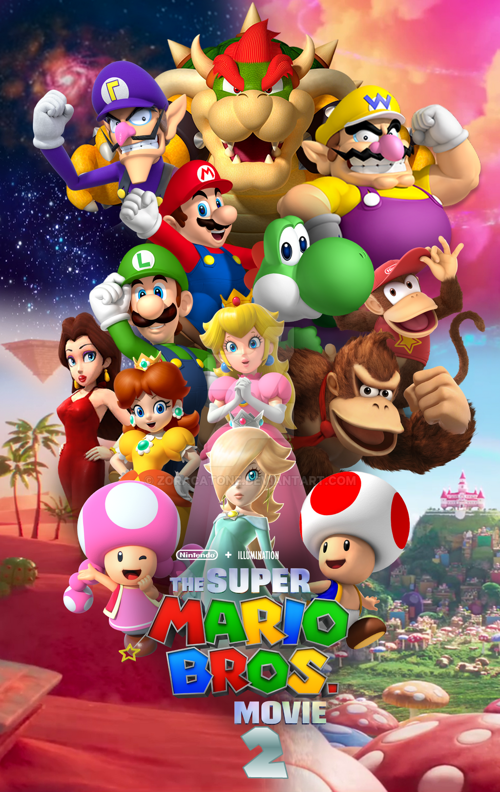 The Super Mario Bros Movie 2 Poster by Branzila on DeviantArt