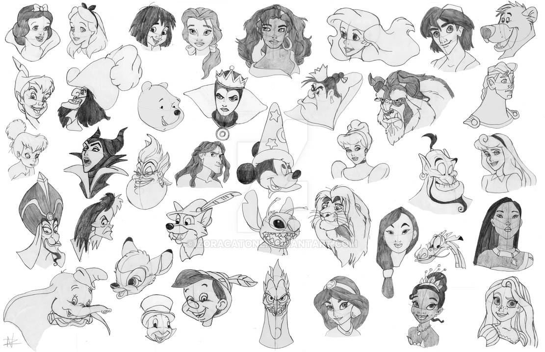 Head Practice Model Sheet by ZoraCatone on DeviantArt