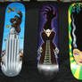 3 skateboard decks