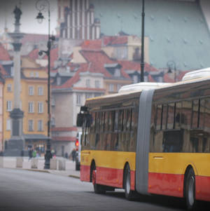 warsaw in a bus