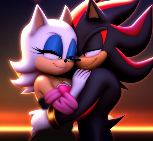 Shadow Love Rouge Shadow x Rouge holding each other by FantasyxFan on DeviantArt