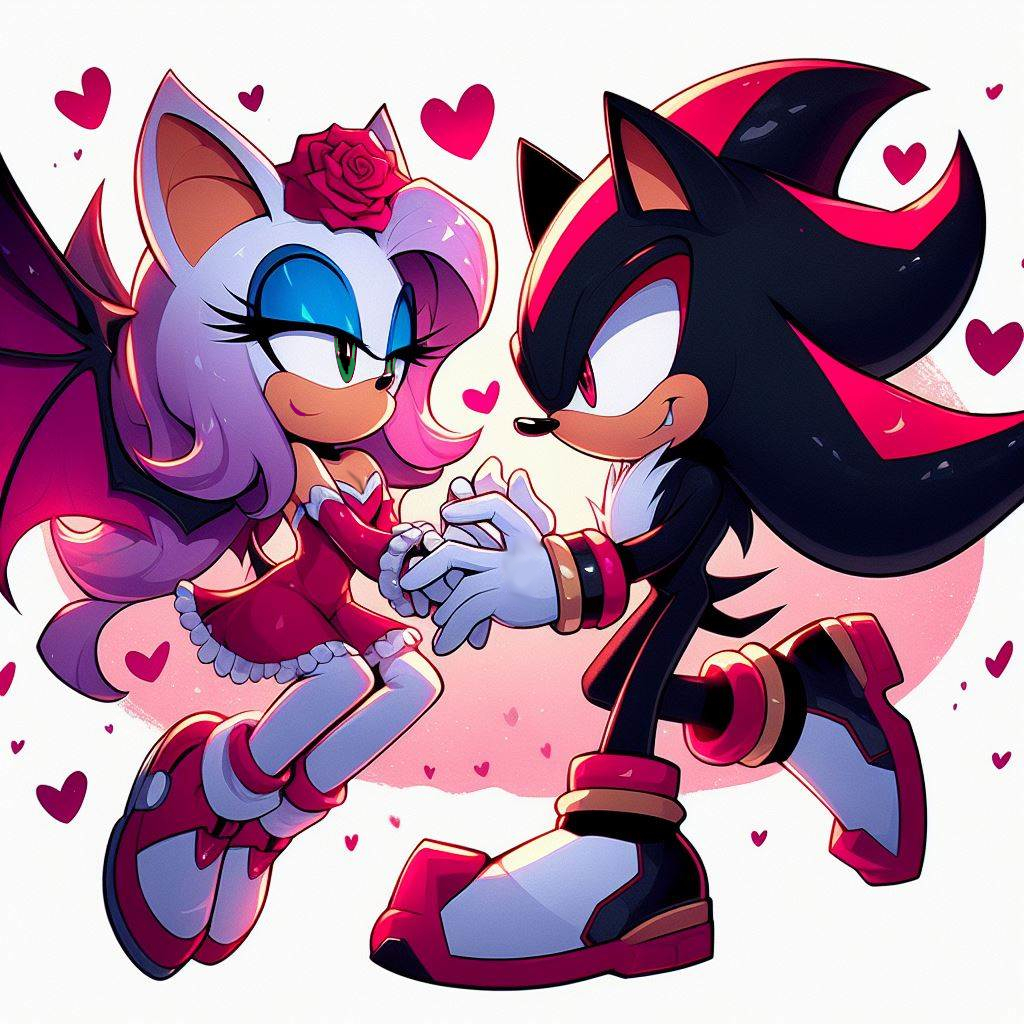 Shadow Love Rouge Rouge and Shadow - Valentines day by FantasyxFan on DeviantArt