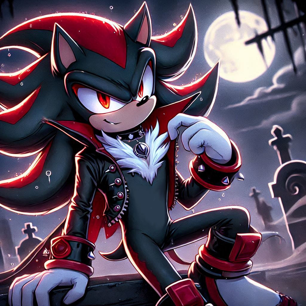 Shadow Hagh Shadow The Hedgehog - Goth by FantasyxFan on DeviantArt