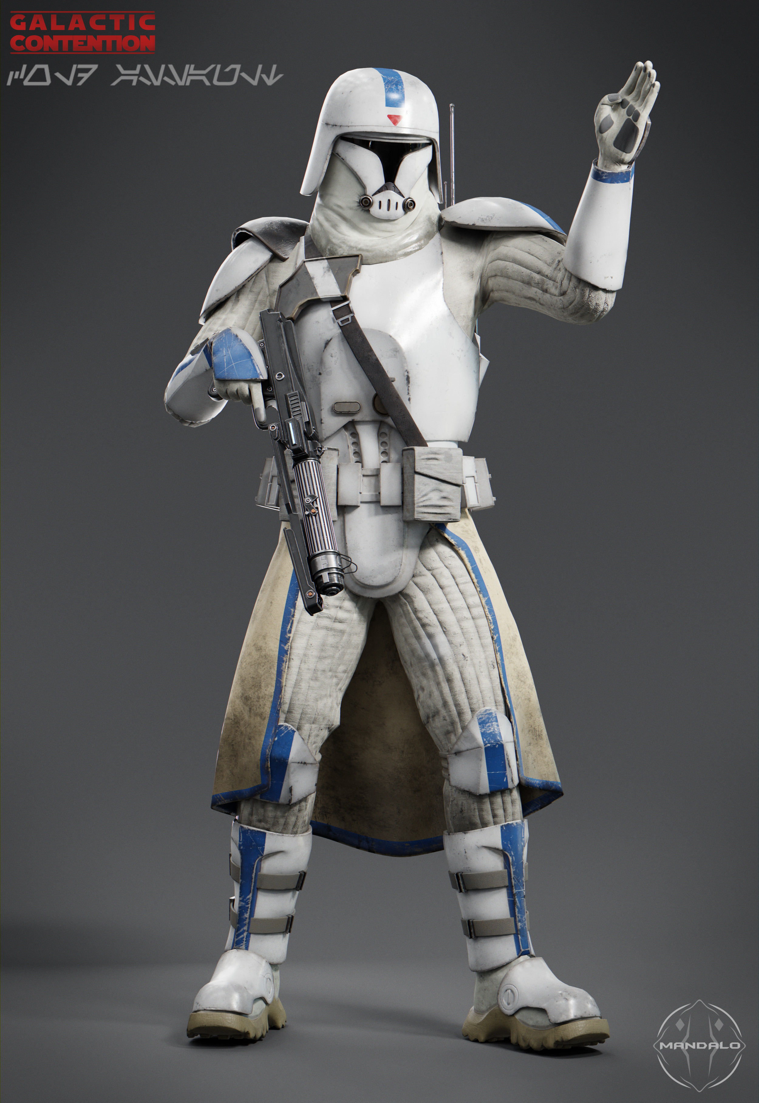 Galactic Marine Phase Clone Snowtrooper Snow Trooper SL By