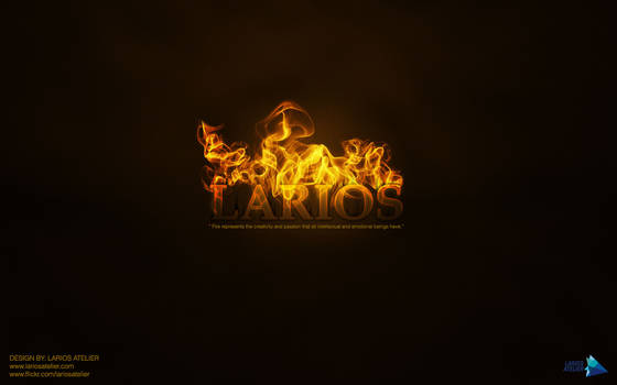 Larios Fire Wallpaper