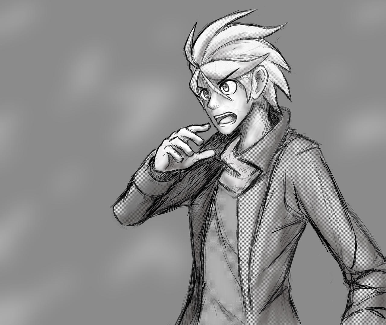 Adult Blue Sketch