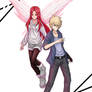 Rough Sketch - Blue and Scarlet Action Pose