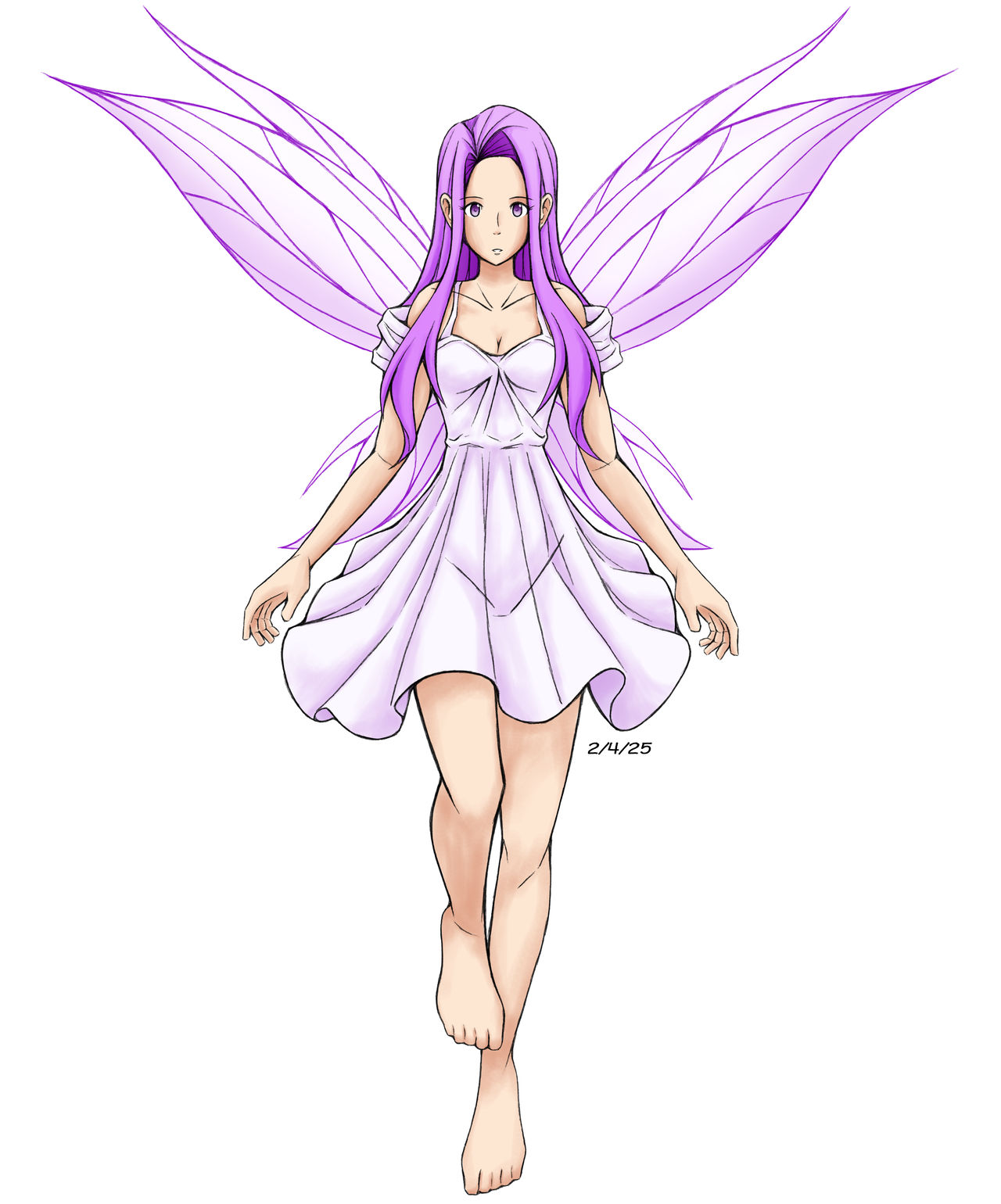 Character Concept - Violet - OG/Wings ver
