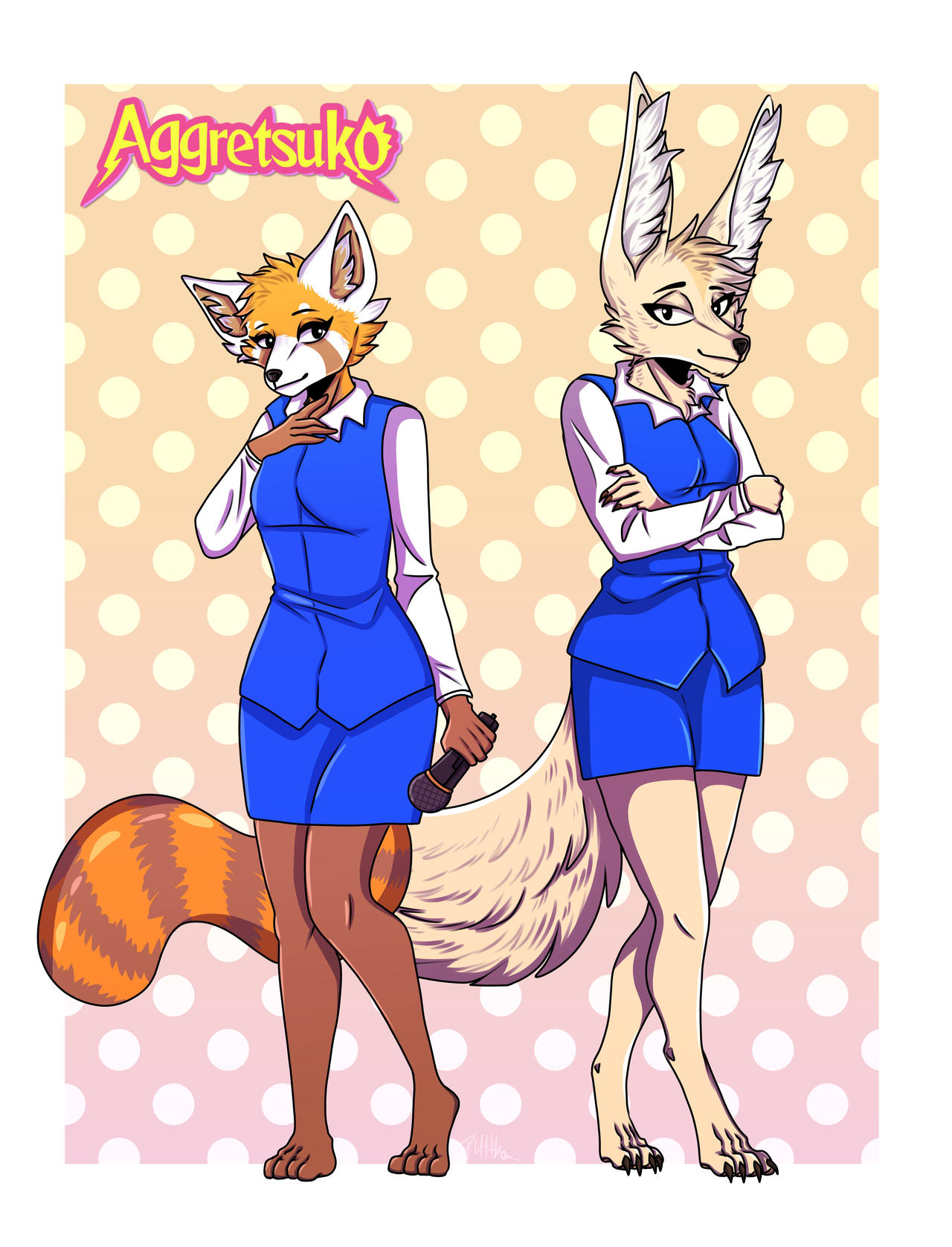 Aggretsuko Pattern Aggretsuko by Szczerbek on DeviantArt