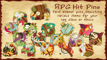 RPG Kit Pins - Kickstarter!