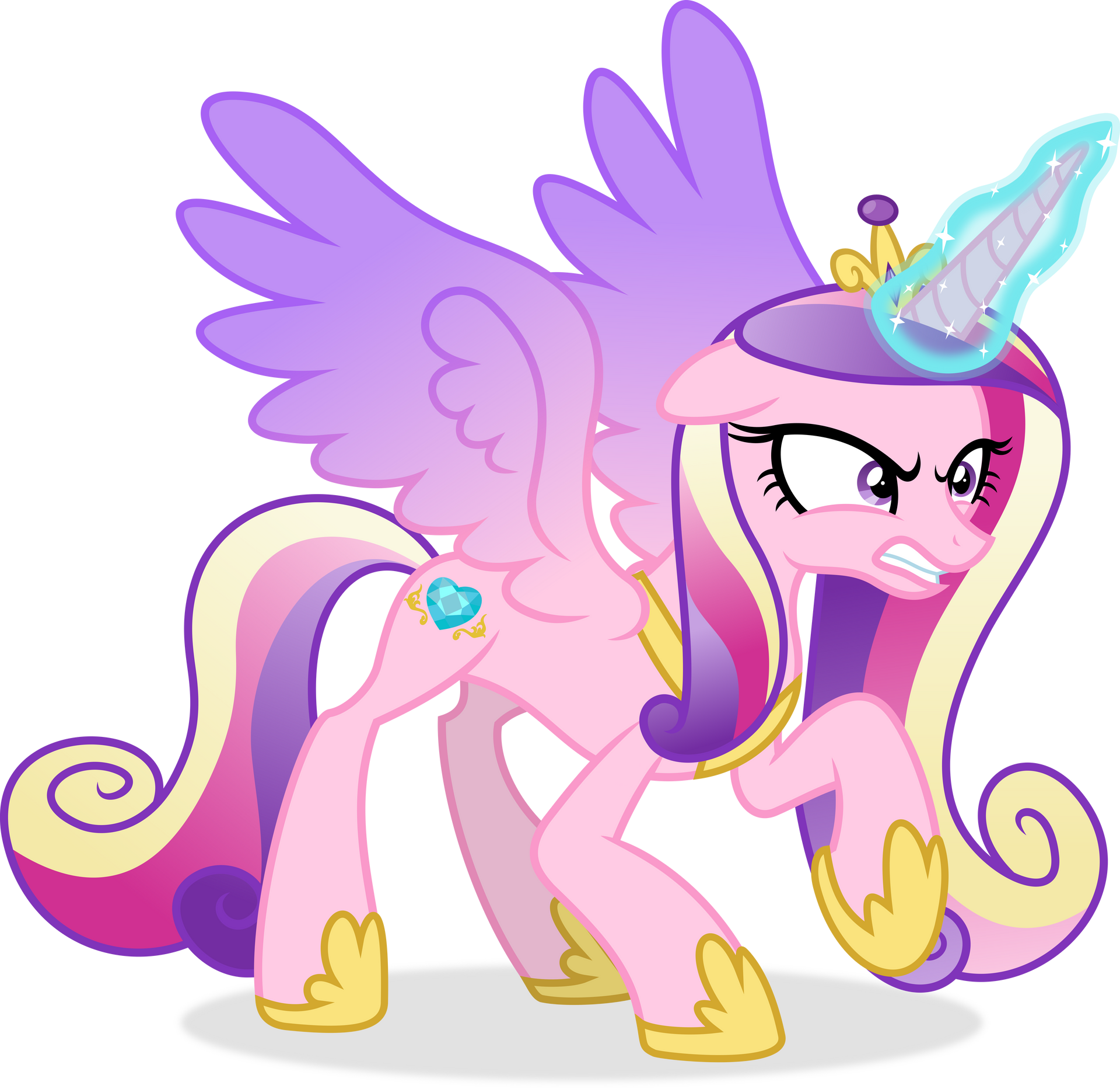 Cadance Riddle {Vector #57} Angry Cadance by Kojibiose on DeviantArt