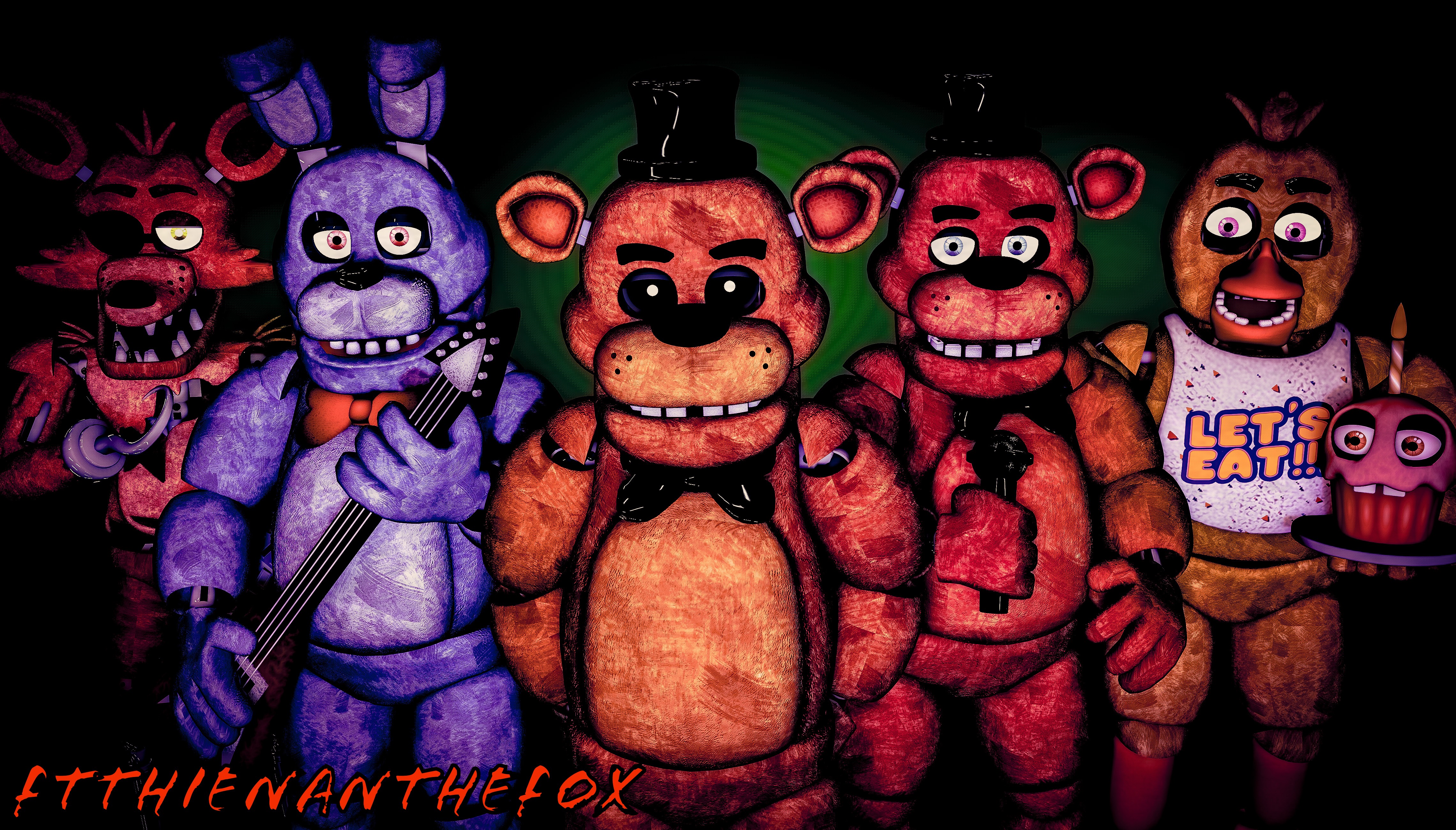 Fnaf 1 Animatronics Complete by Bantranic on DeviantArt