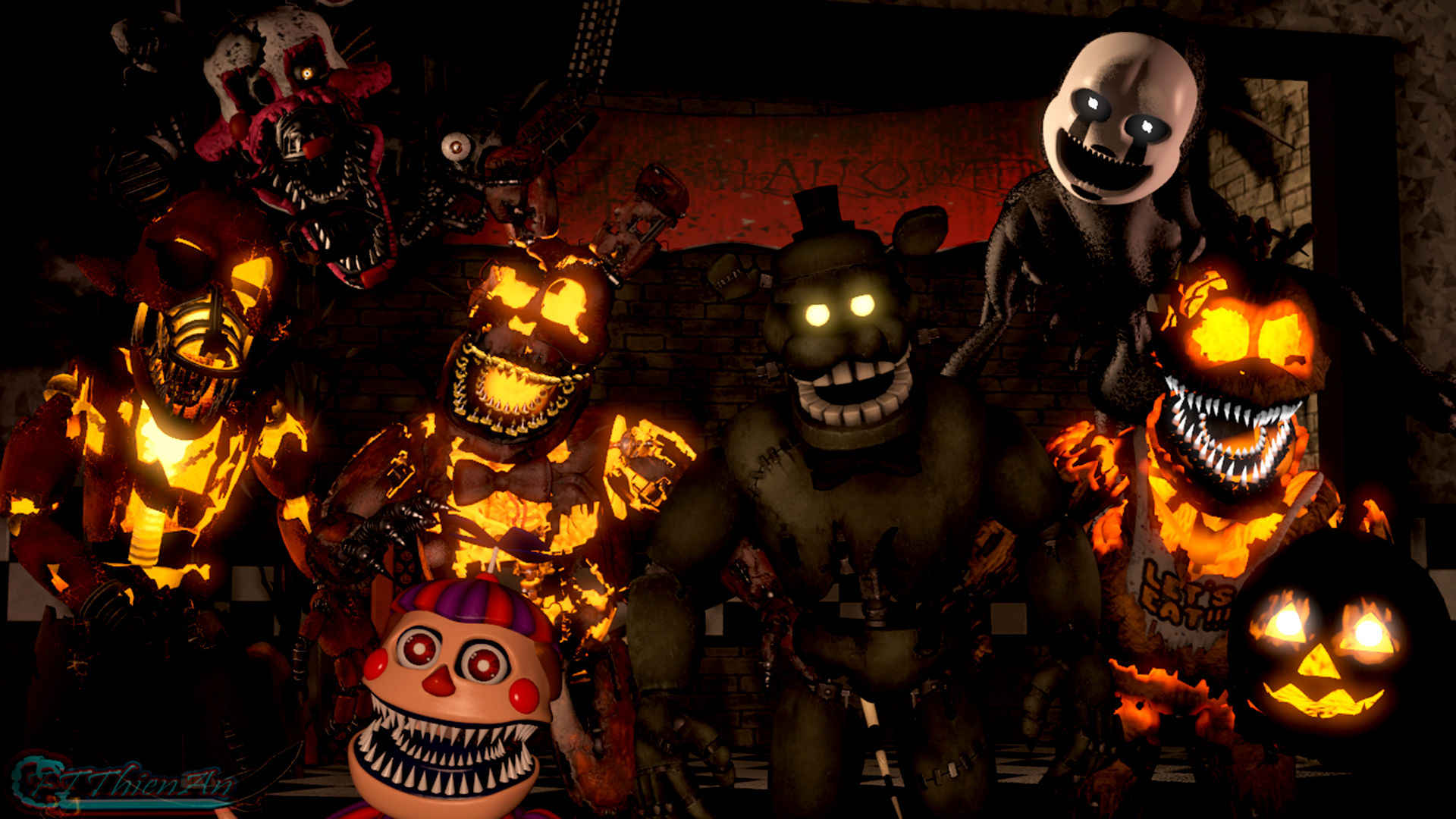 FNaF SFM: Five Nights At Freddy's 4 Halloween by Mikol1987 on DeviantArt