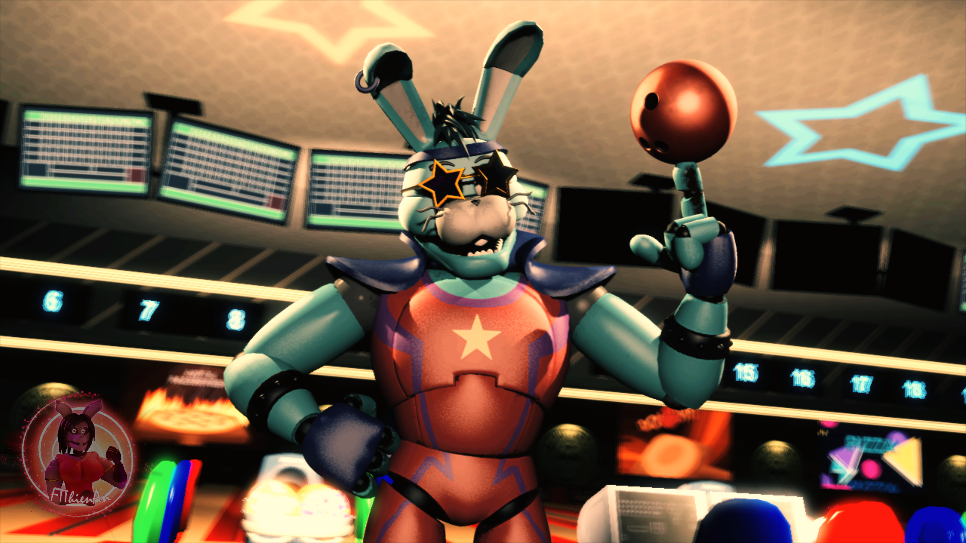 SFM/FNAF] Glamrock Bonnie by FTThienAn on DeviantArt