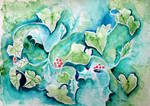 HOLLY AND IVY WINTER TANGLE by GeaAusten