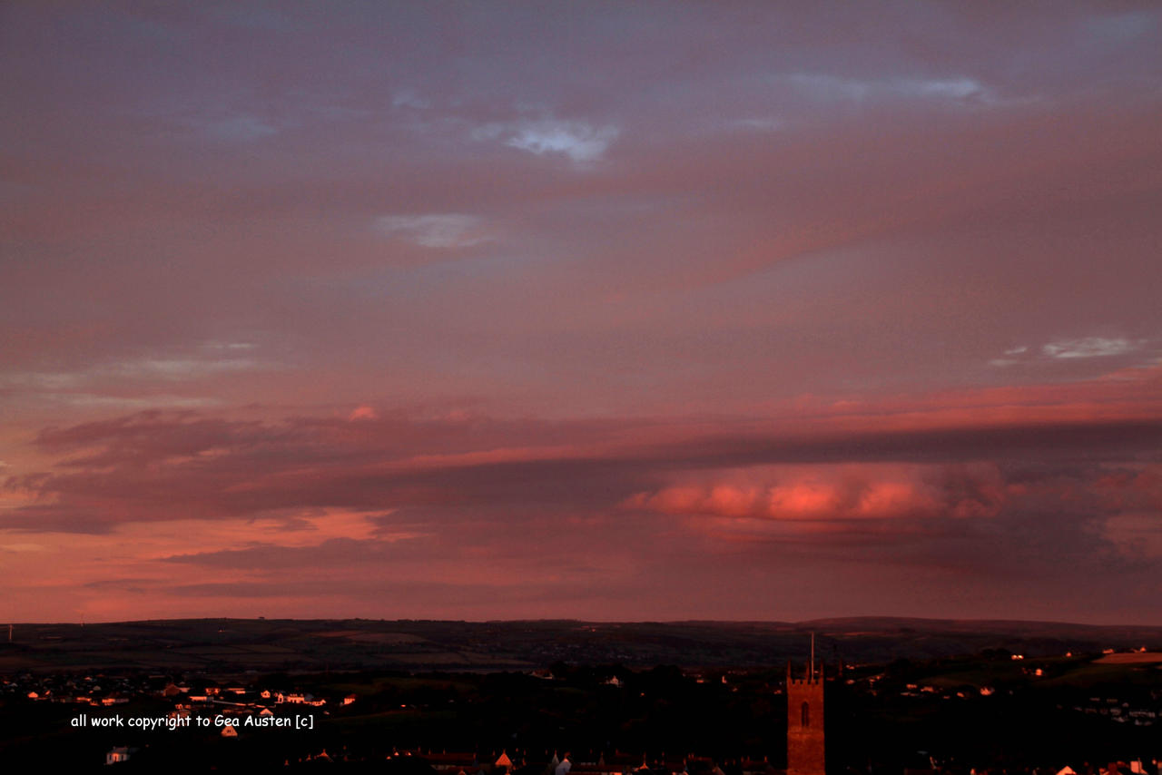 SKY LAST NIGHT,,NORTH DEVON 2