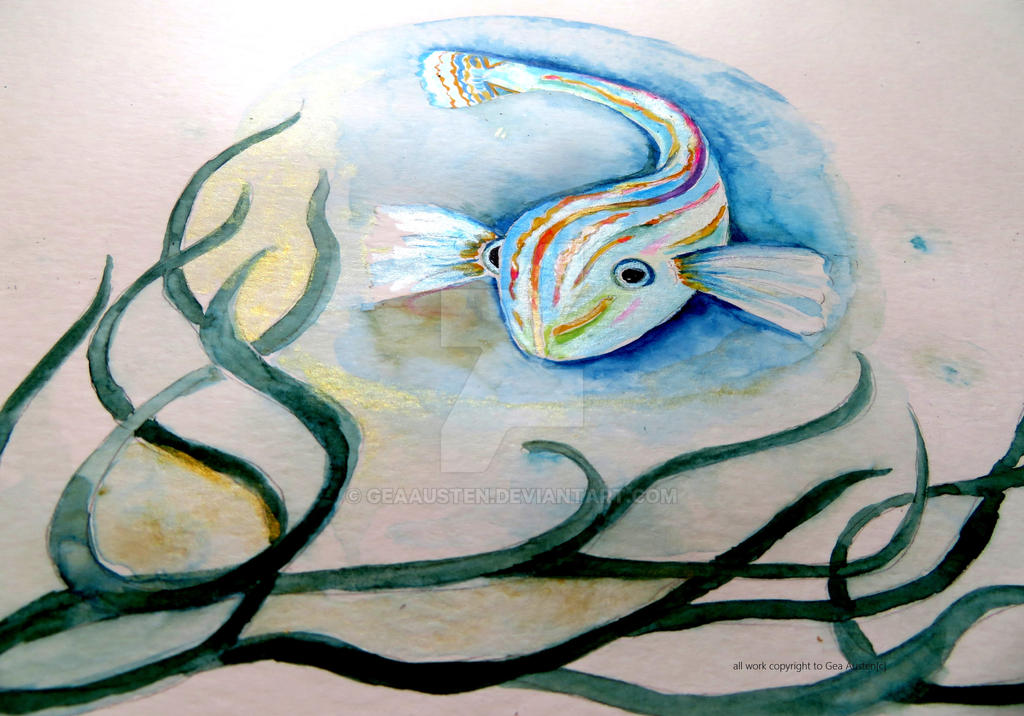 Iridescent Tropical Fish Scan Vf