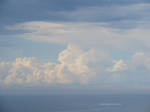 Pretty clouds over the sea