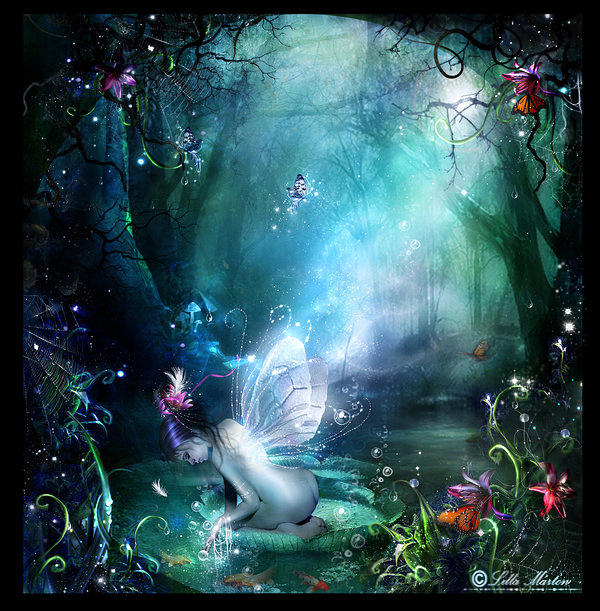 Lotus fairy by Lillucyka on DeviantArt