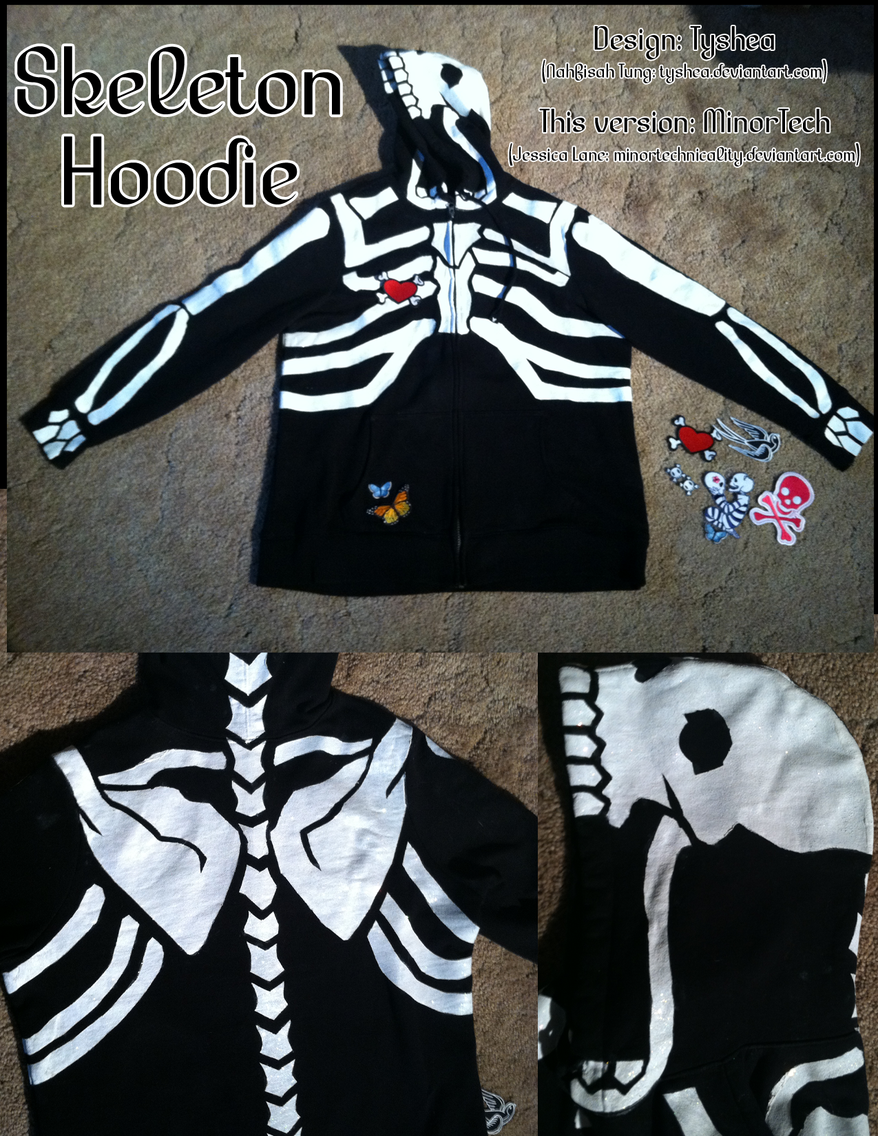 Tyshea's Skeleton Hoodie