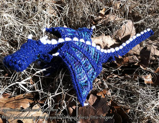 Amigurumi Fierce Little Dragon Outside