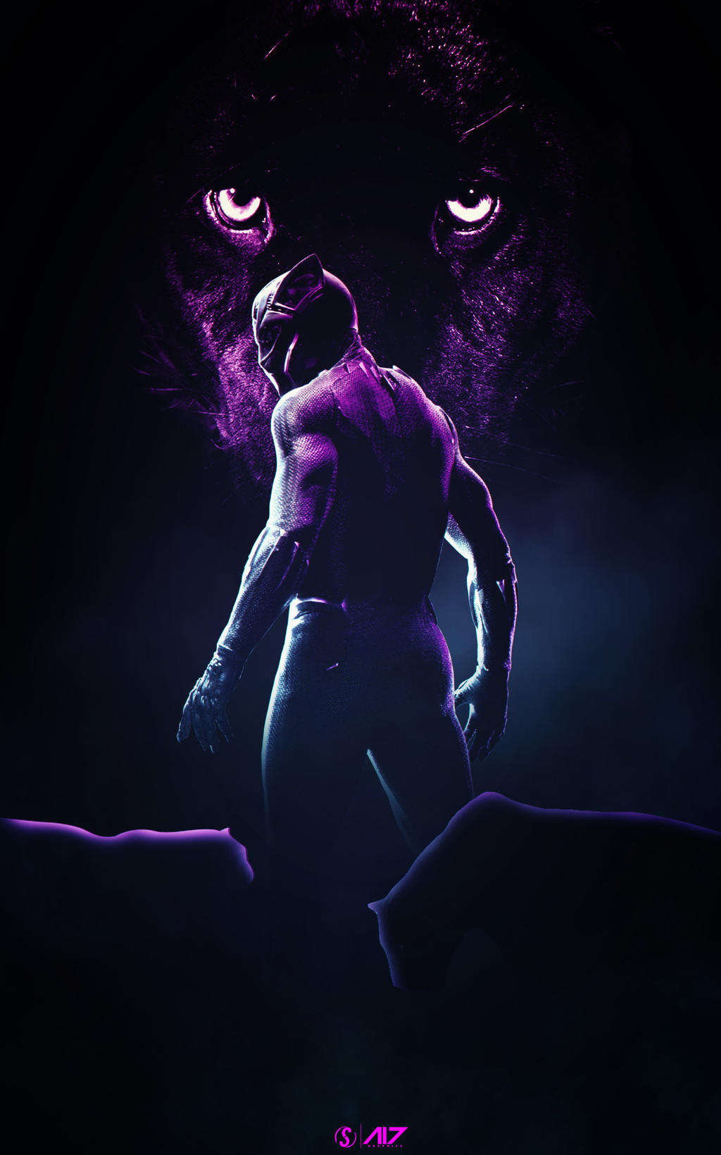 Black Panther - HD Wallpaper (Collab X SanChuz) by Achu17 on DeviantArt Black Panther - HD Wallpaper (Collab X SanChuz) by Achu17 on DeviantArt