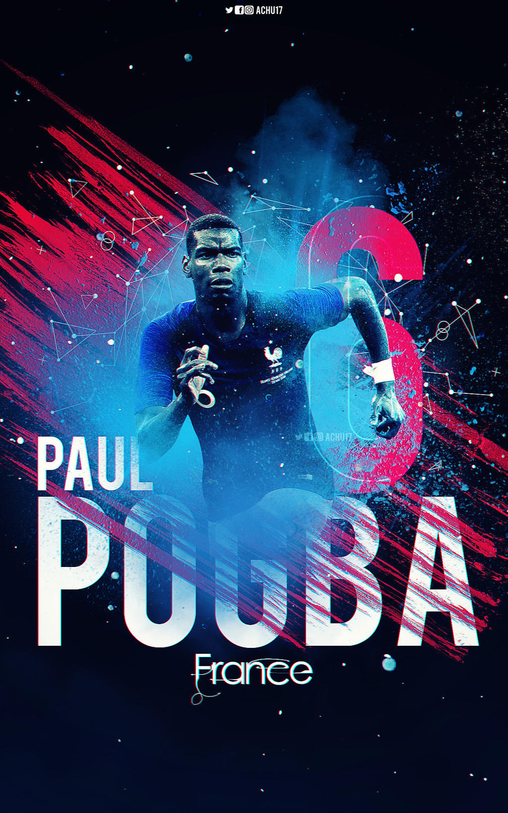 paul pogba hd wallpaper by achu17 on