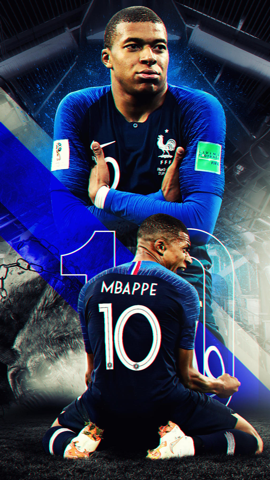Kylian Mbappe France Wallpaper By Achu17 On Deviantart Kylian Mbappe France Wallpaper By Achu17 On Deviantart