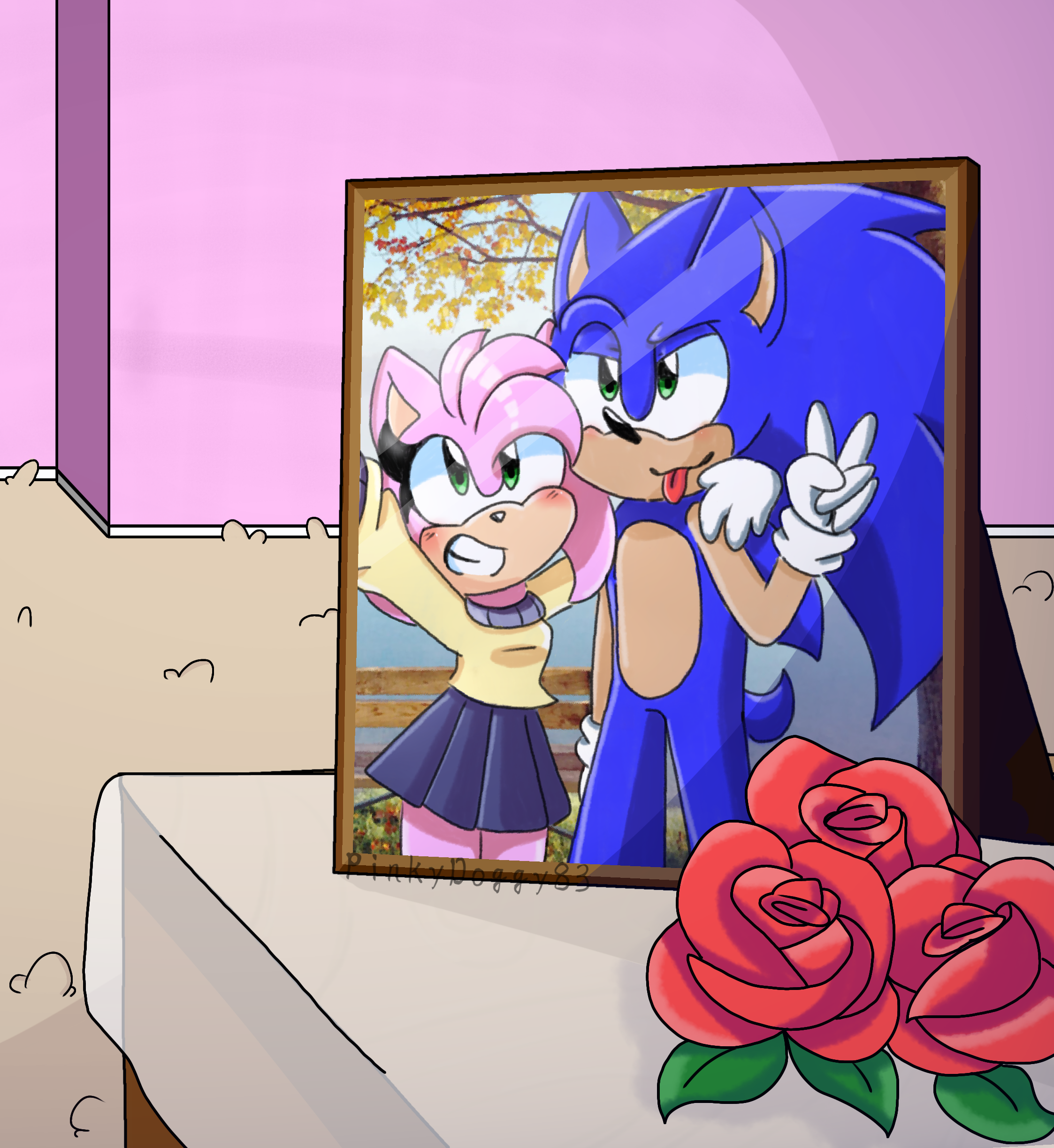 Megu on X: Sonamy/ Silvaze week day 4: Future Two kinds of families 🍝  (Click to see the full drawings!) #SonamySilvazeweek2021   / X